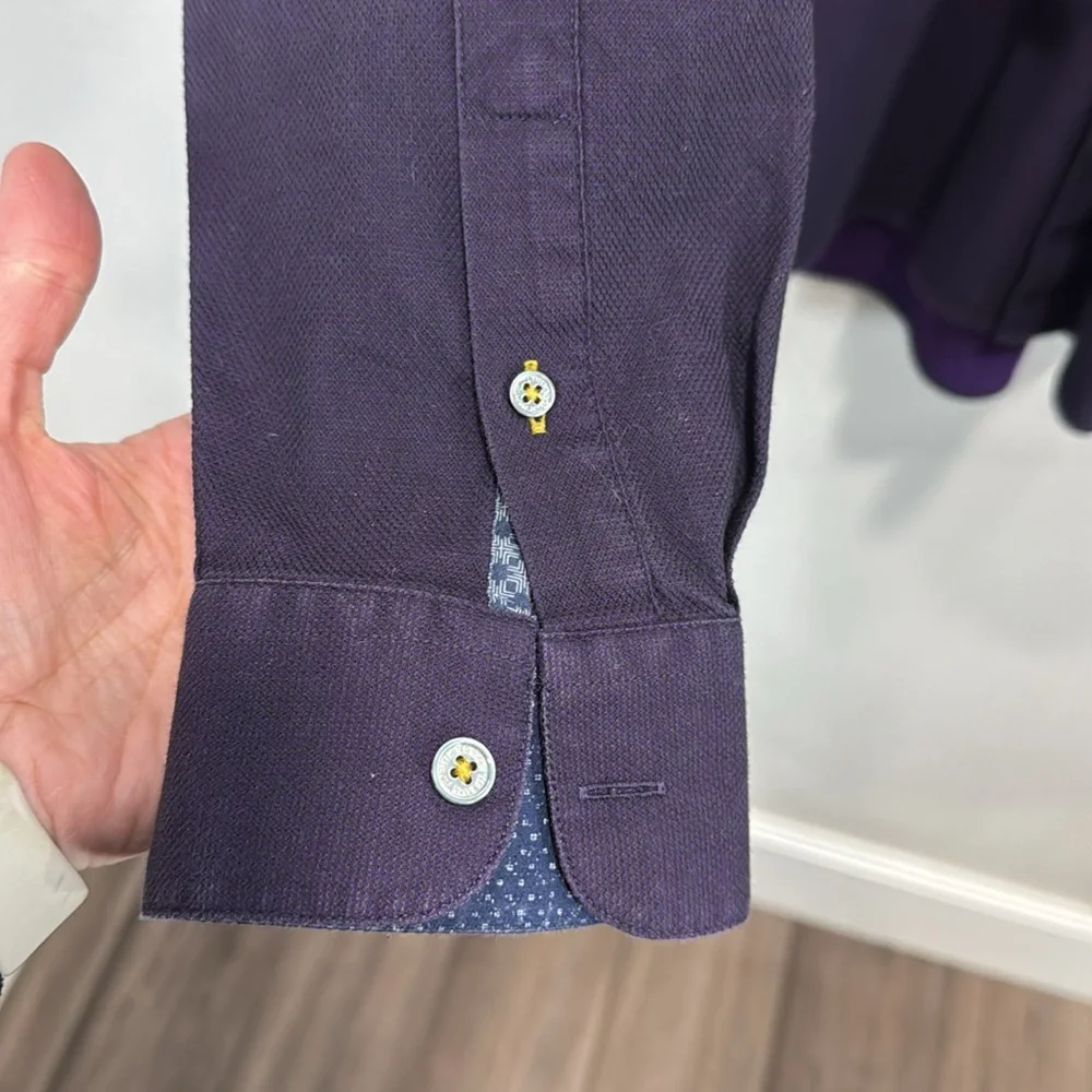 Ted Baker purple dress‎ shirt